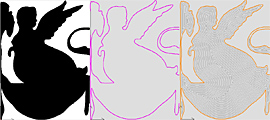 fully automatic conversion of raster graphics into vector data