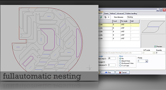 fullautomatic nesting